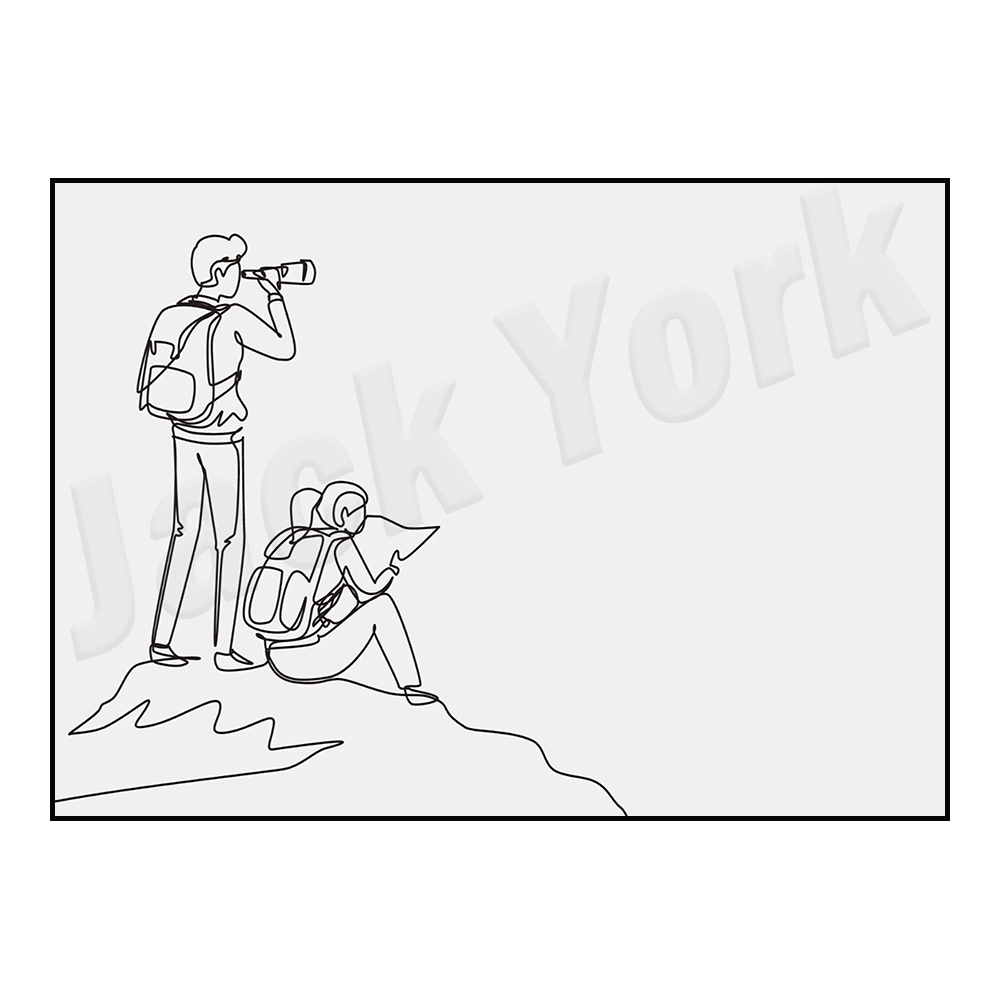 Cartel de senderismo, arte de  - Outdoor Adventure York reseña y precio
