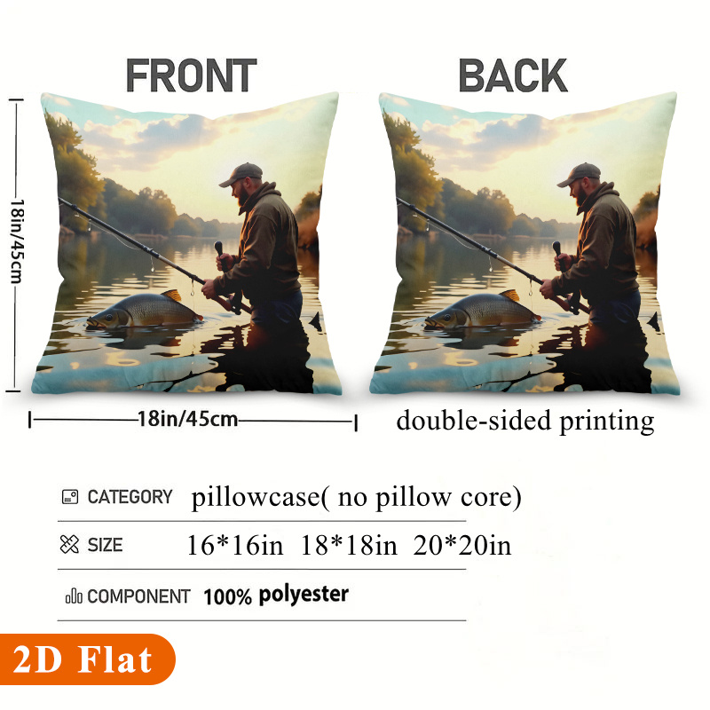 Funda de cojín decorativa de f - Outdoor Adventure At reseña y precio