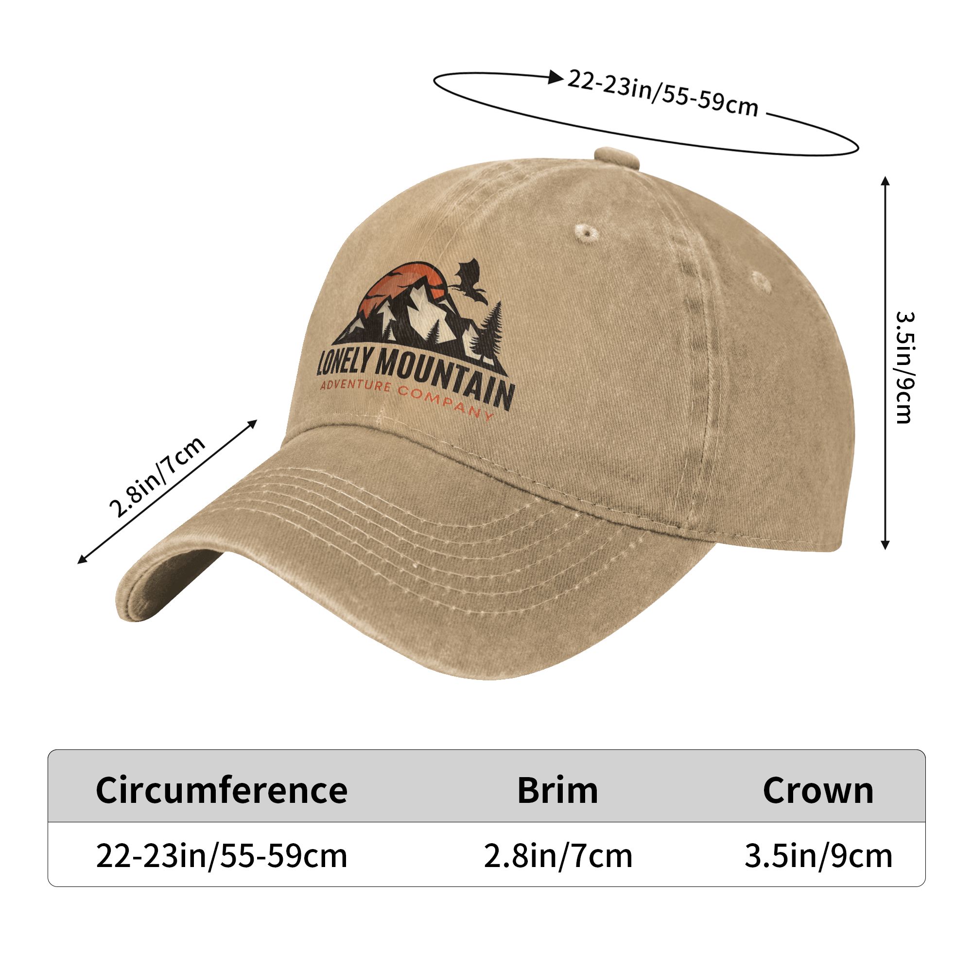 Gorras de béisbol Vintage Lone - Outdoor Adventure Company reseña y precio